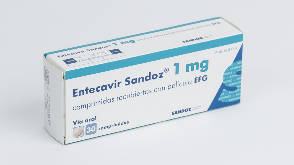 Entecavir Sandoz 1 mg, Filmtabletten