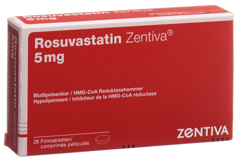 ROSUVASTATIN Zentiva cpr pell 5 mg 28 pce