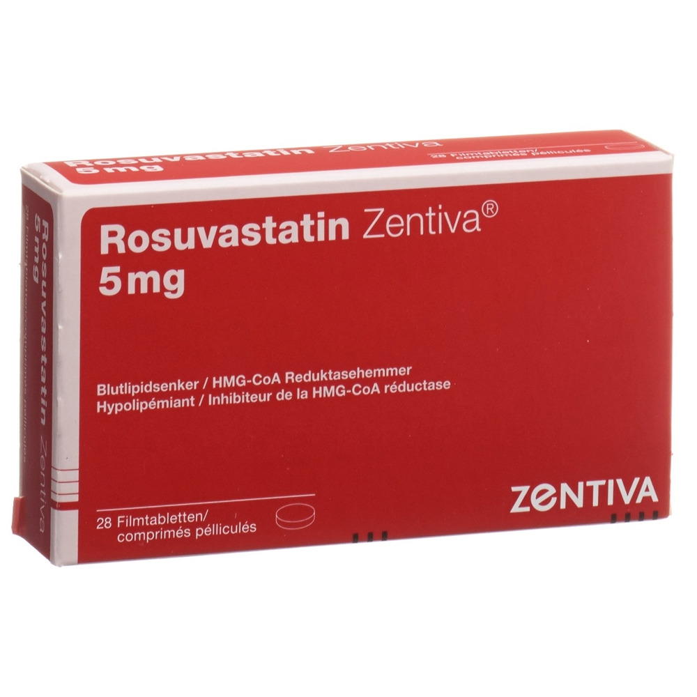 Rosuvastatin Zentiva 5 mg, Filmtabletten