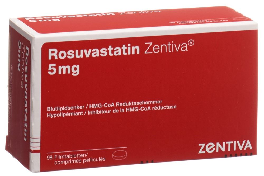 ROSUVASTATIN Zentiva cpr pell 5 mg 98 pce