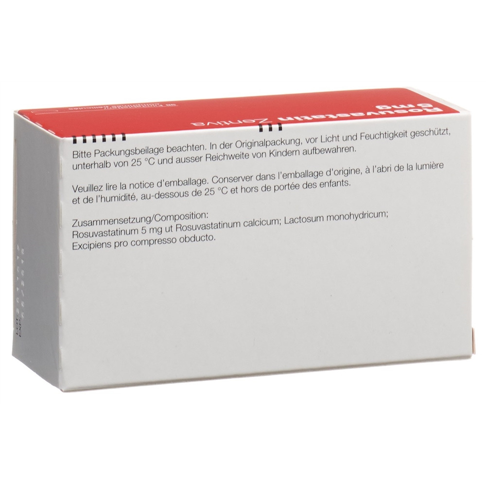 ROSUVASTATIN Zentiva cpr pell 5 mg 98 pce