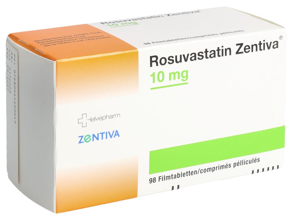 ROSUVASTATIN Zentiva cpr pell 10 mg 98 pce