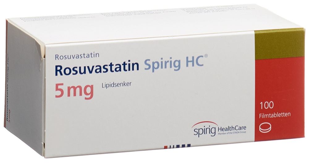 ROSUVASTATINE Spirig HC cpr pell 5 mg 100 pce