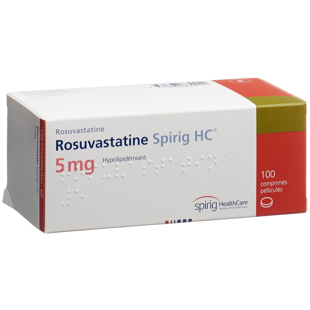ROSUVASTATINE Spirig HC cpr pell 5 mg 100 pce