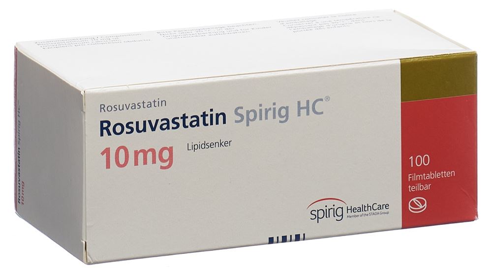 ROSUVASTATINE Spirig HC cpr pell 10 mg 100 pce