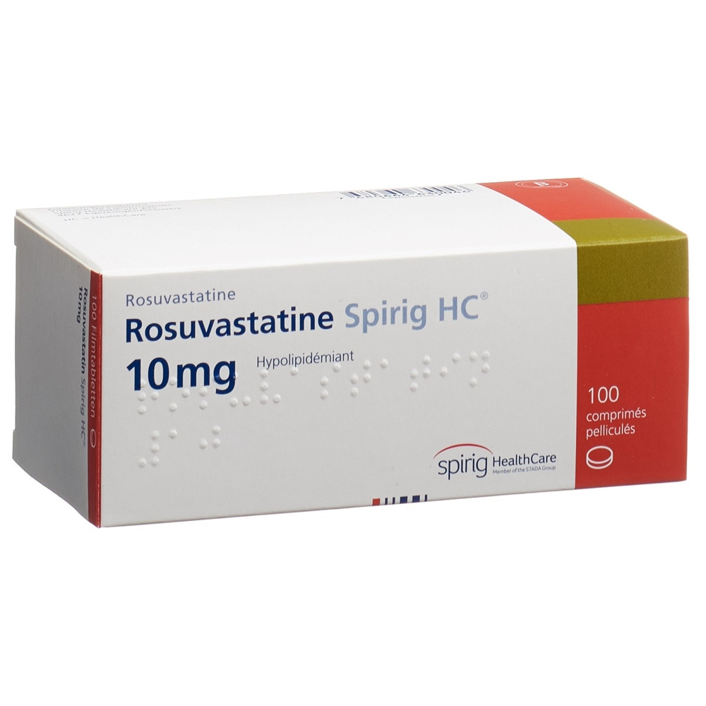 ROSUVASTATINE Spirig HC cpr pell 10 mg 100 pce