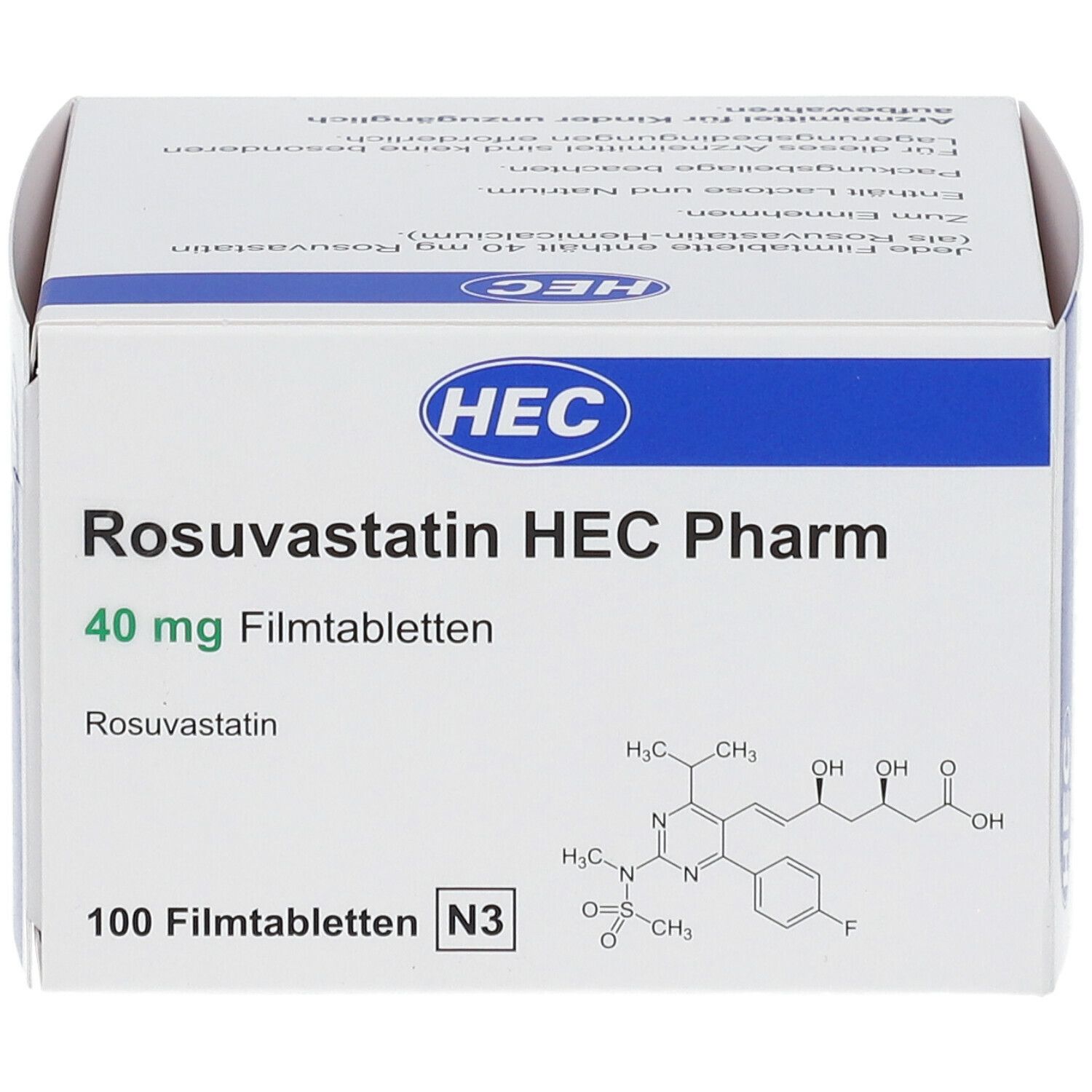 Rosuvastatin Spirig HC 40 mg, Filmtabletten