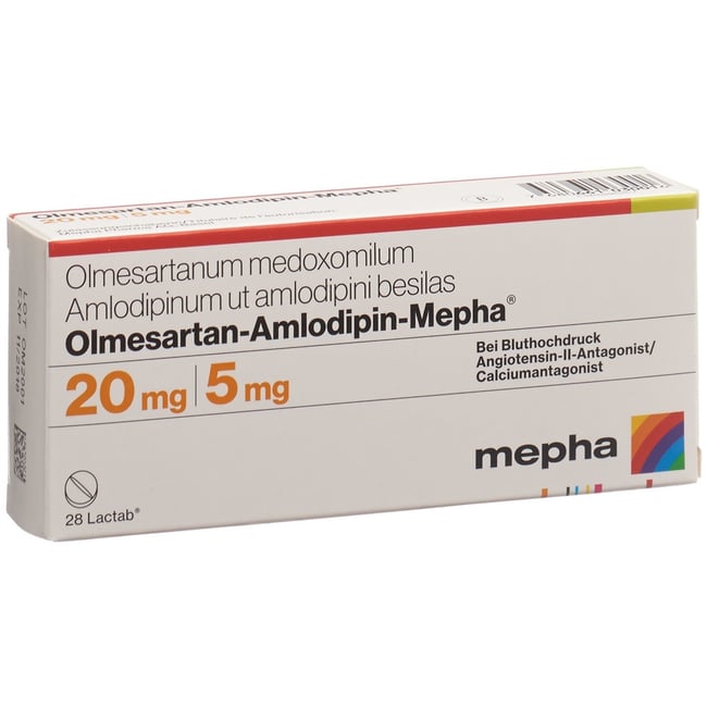 OLMESARTAN AMLODIPIN Sandoz 20/5 mg 28 pce