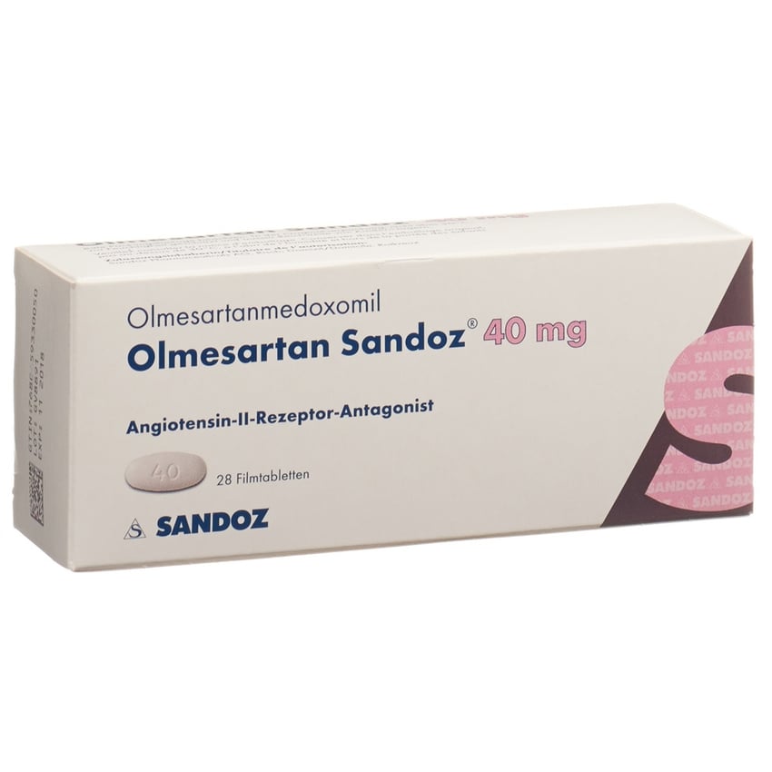 OLMESARTAN AMLODIPIN Sandoz 40/5 mg 28 pce