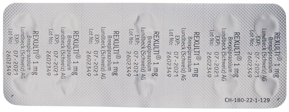REXULTI cpr pellic 1 mg 28 pce