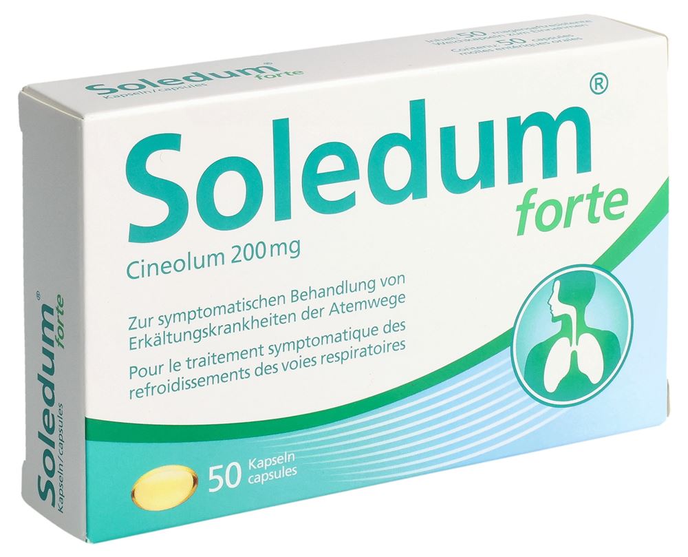 SOLEDUM forte caps 200 mg 50 pce