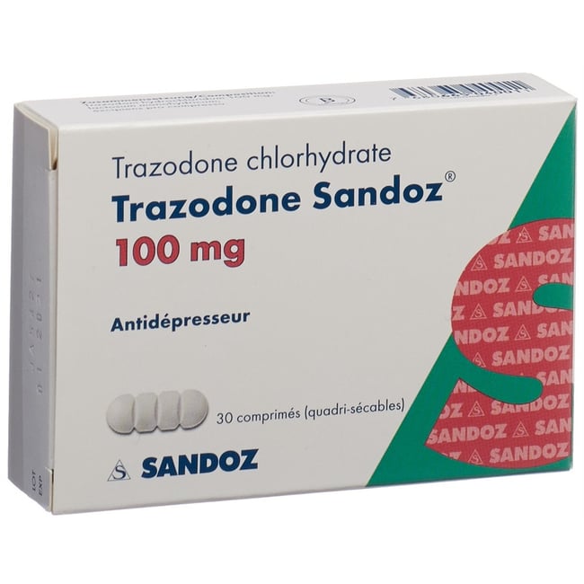 TRAZODONE Sandoz cpr 100 mg 30 pce