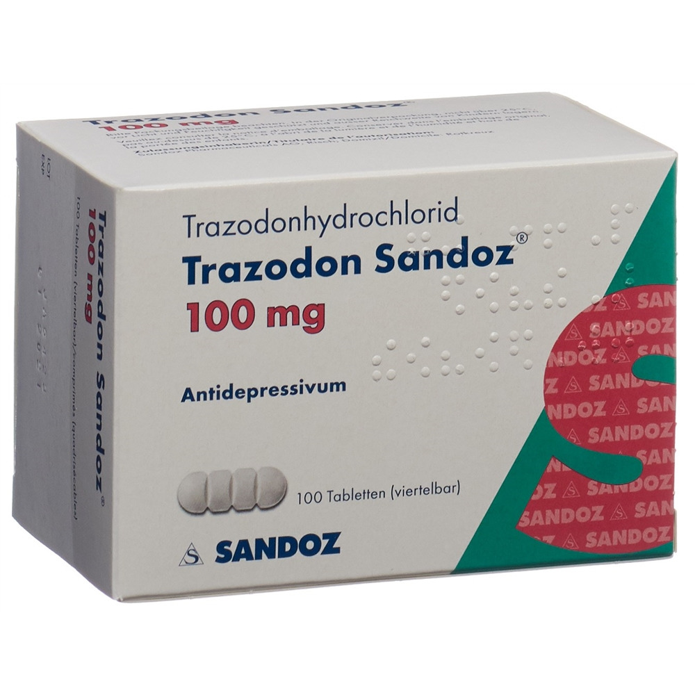 TRAZODONE Sandoz cpr 100 mg 100 pce
