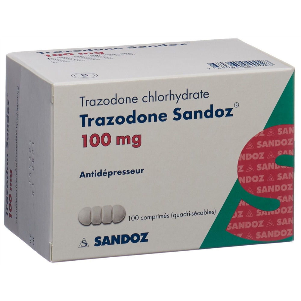 TRAZODONE Sandoz cpr 100 mg 100 pce