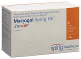 Macrogol Spirig HC Junior, Pulver zur Herstellung einer Lösung zum Einnehmen