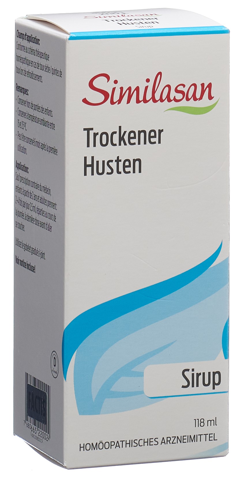 SIMILASAN Toux sèche sirop fl 118 ml