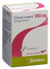 DIACOMIT caps 250 mg bte 60 pce
