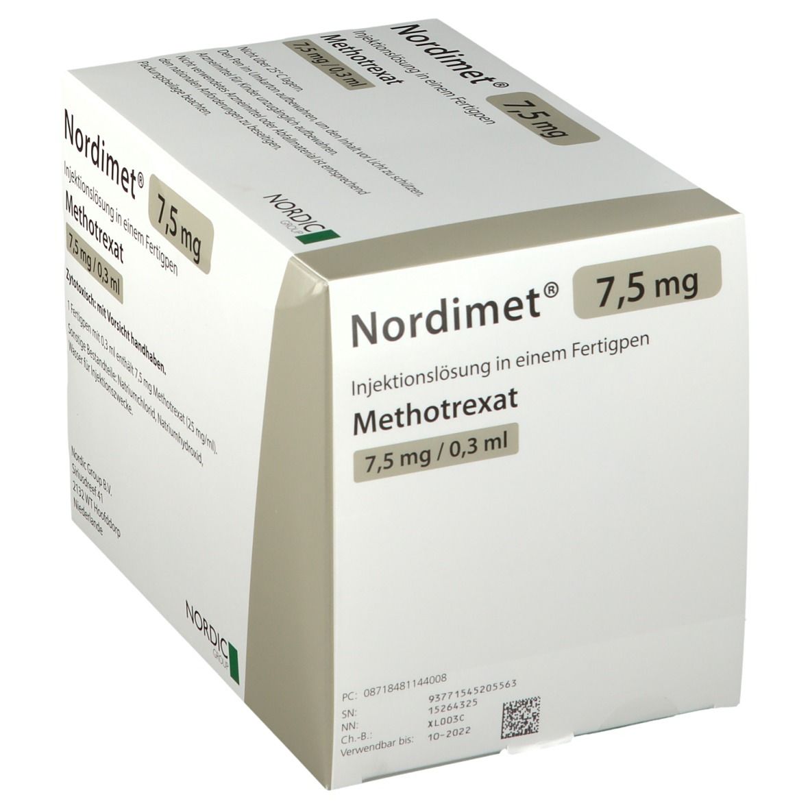 Nordimet 7.5 mg/0.3 ml, Injektionslösung im Fertigpen