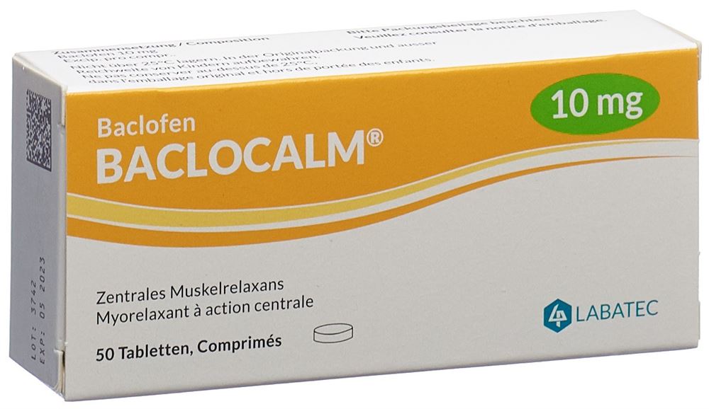 BACLOCALM cpr 10 mg 50 pce