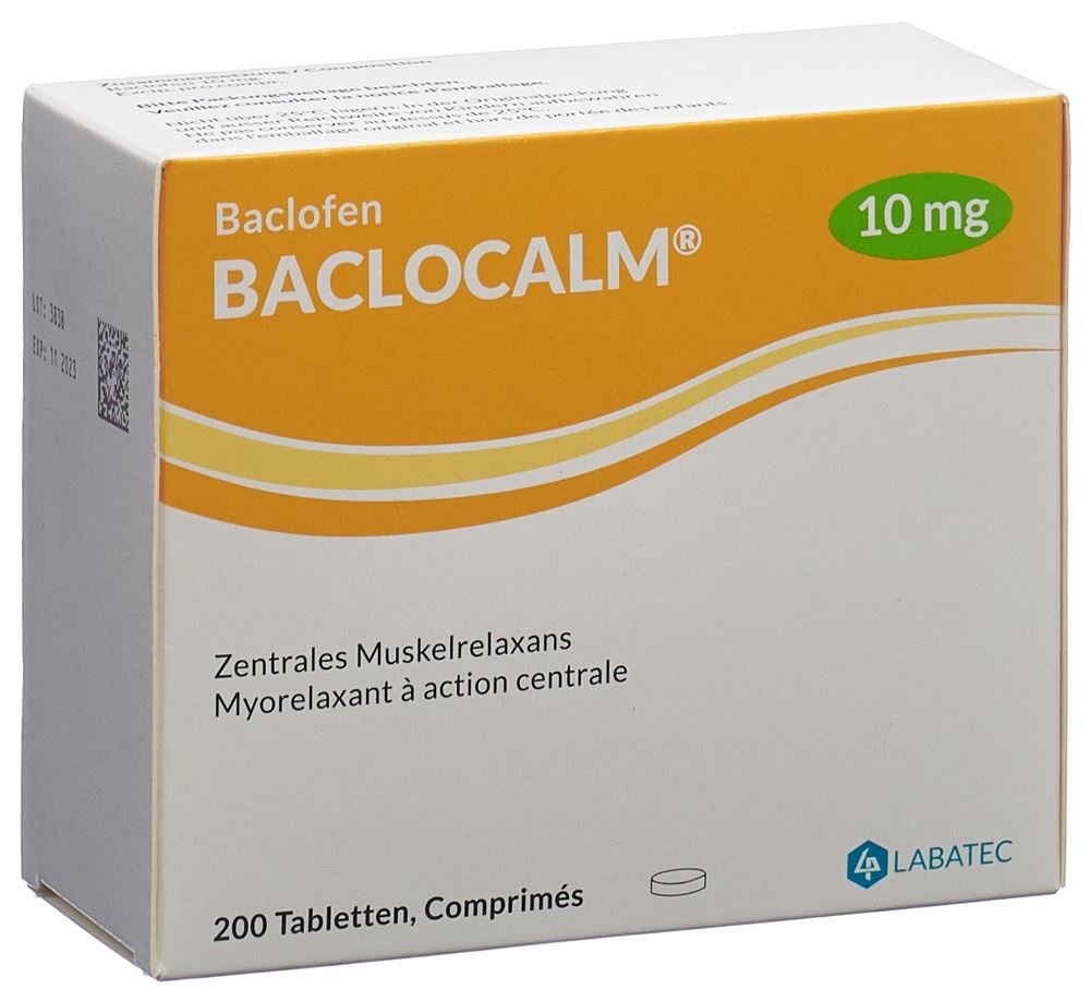 BACLOCALM cpr 10 mg 200 pce