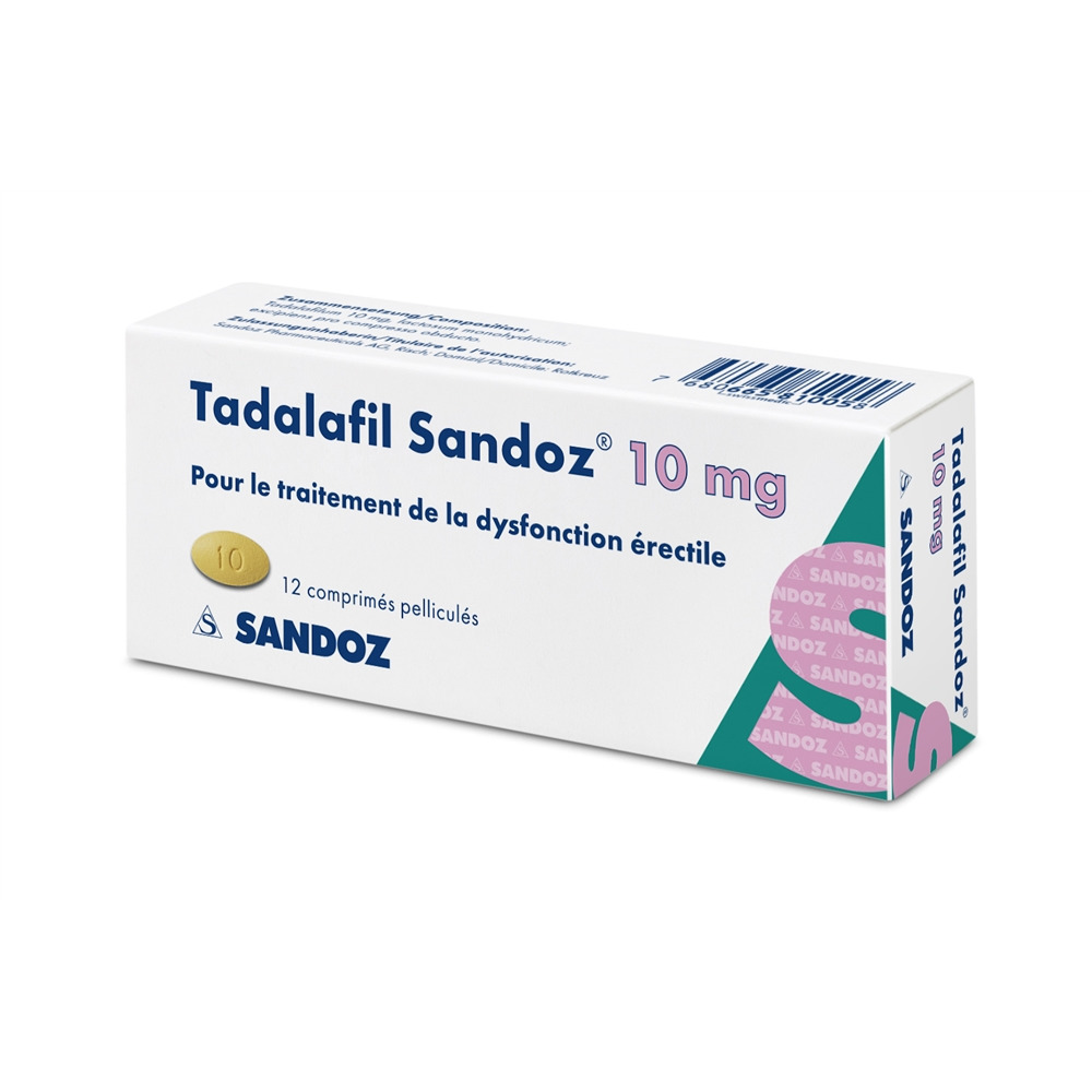 TADALAFIL Sandoz cpr pell 10 mg 12 pce