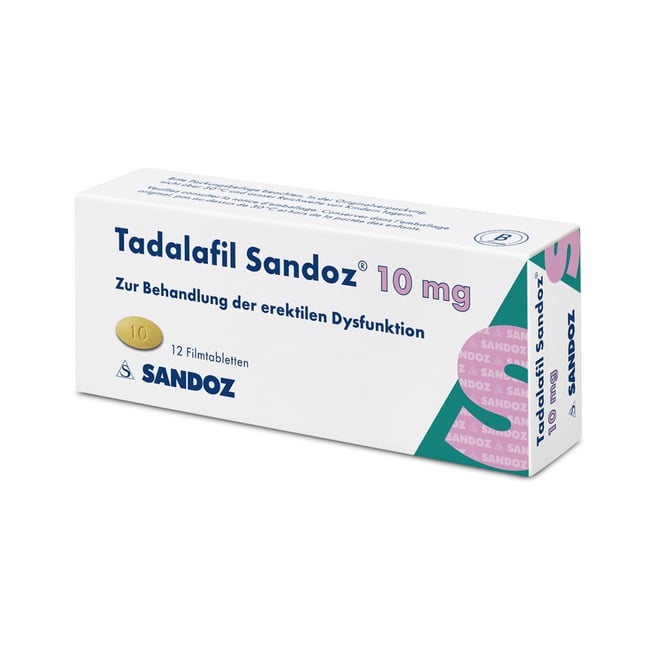 TADALAFIL Sandoz cpr pell 10 mg 12 pce