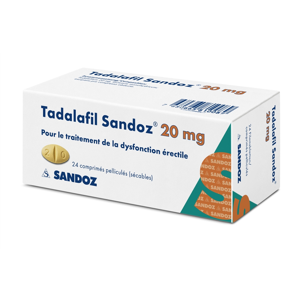 Tadalafil Sandoz 20mg, Filmtabletten