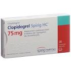 CLOPIDOGREL Spirig HC cpr pell 75 mg 28 pce