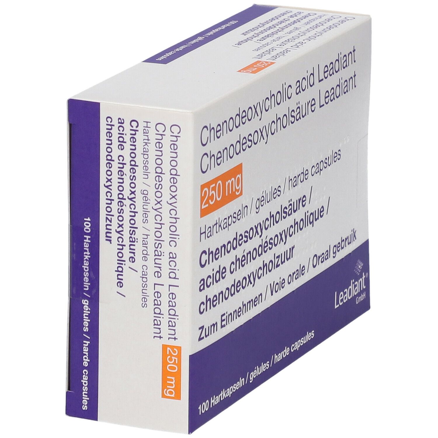 Acido chenodesossicolico Leadiant 250 mg, capsula rigida