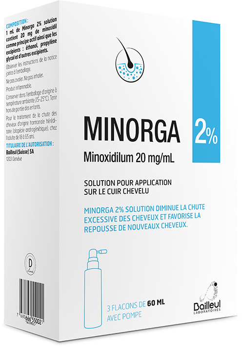 MINORGA sol 2 % 3 fl 60 ml
