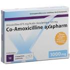 CO-AMOXICILLINE axapharm cpr pell 1000 mg 12 pce