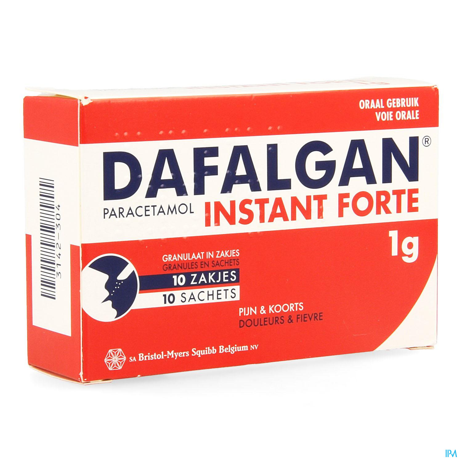 Dafalgan i.v. 1 g, Infusionslösung