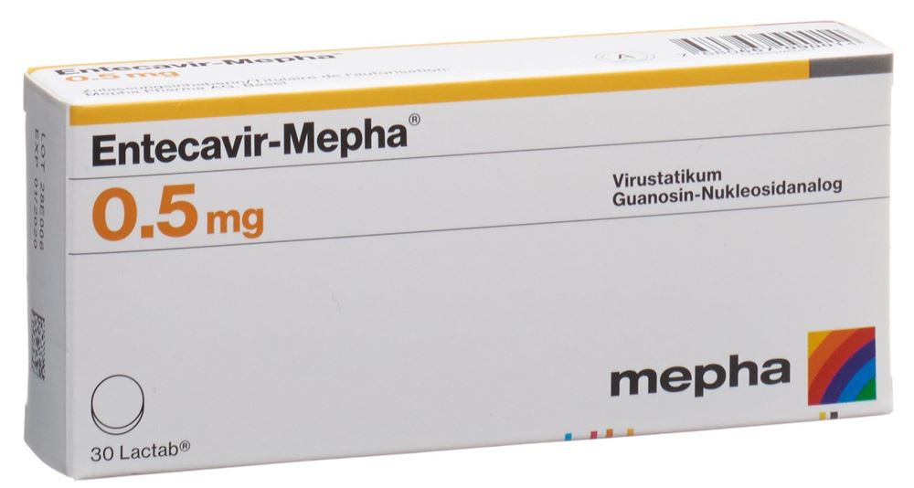 ENTECAVIR Mepha Lactab 0.5 mg 30 pce