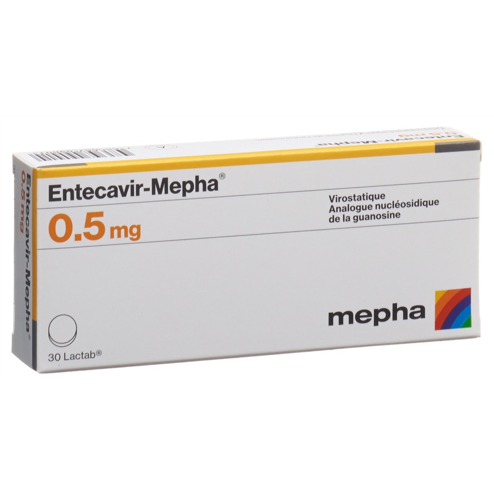 ENTECAVIR Mepha Lactab 0.5 mg 30 pce