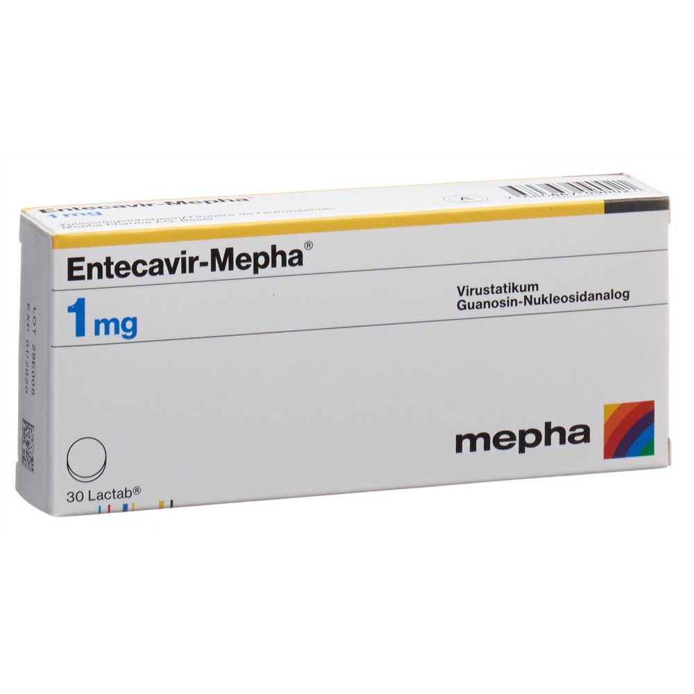 ENTECAVIR Mepha Lactab 1 mg 30 pce