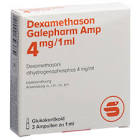 DEXAMETHASONE Galepharm Amp 4 mg/ml 3 x 1 ml