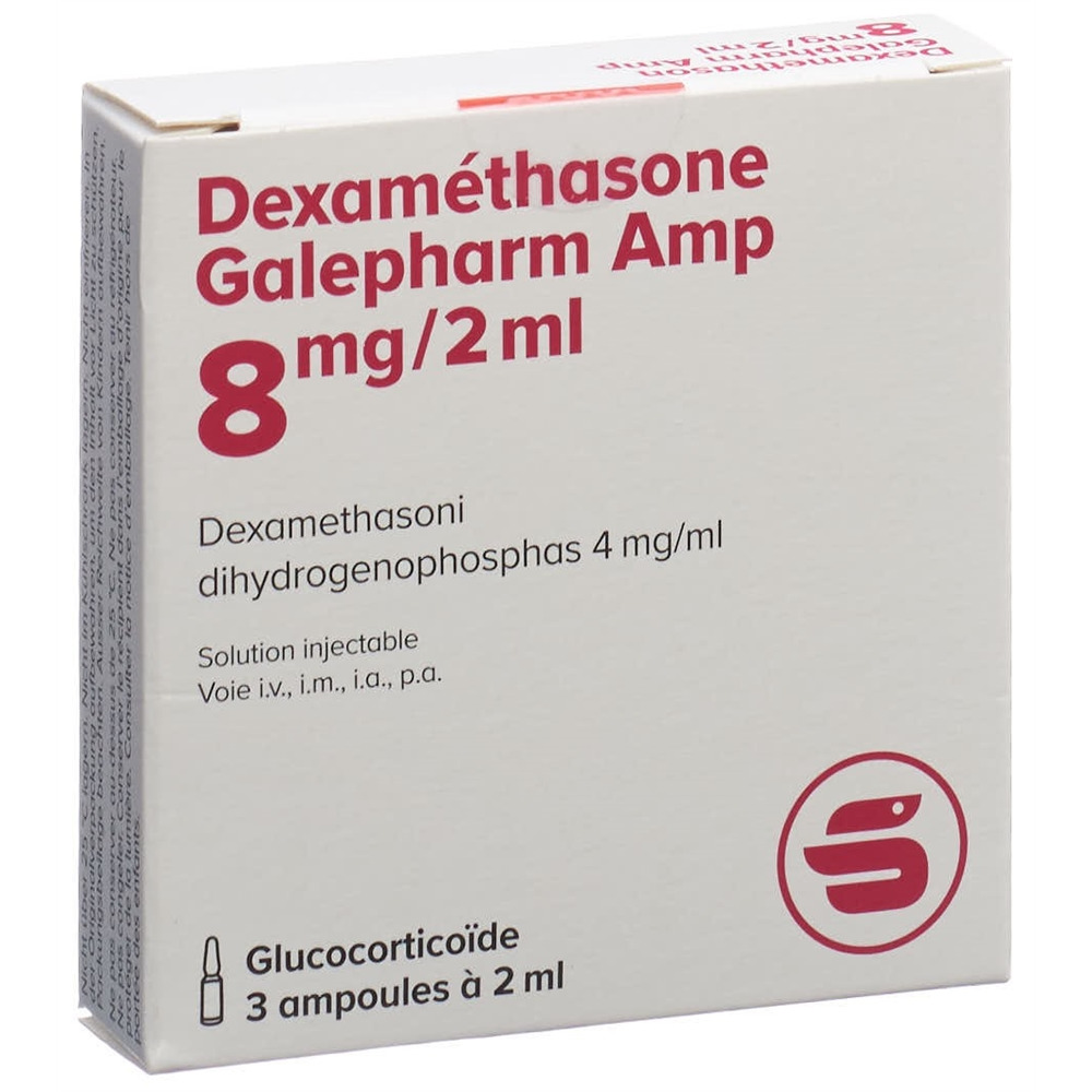 DEXAMETHASONE Galepharm Amp 8 mg/2ml 3 x 2 ml