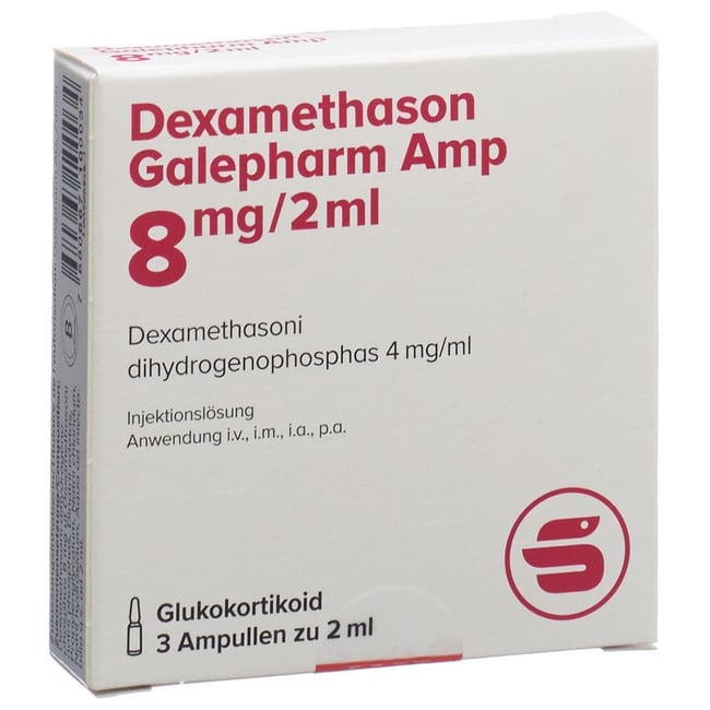 DEXAMETHASONE Galepharm Amp 8 mg/2ml 3 x 2 ml