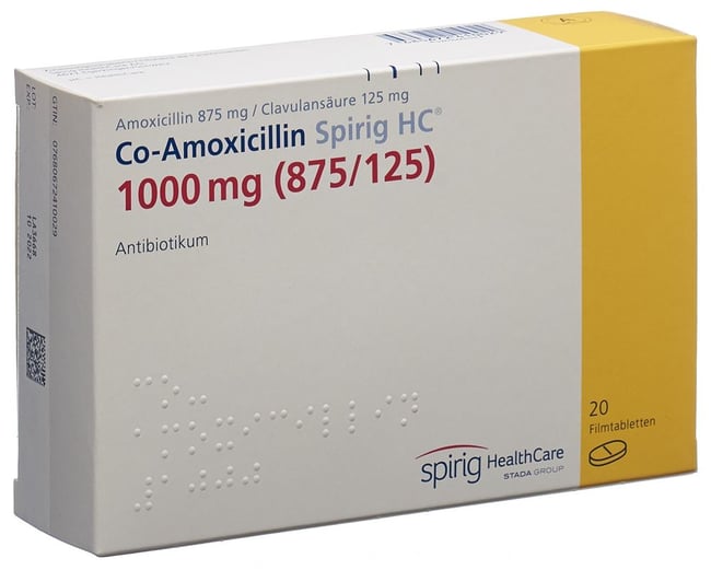 Amoxicillin Spirig HC 1000, dispergierbare Tabletten