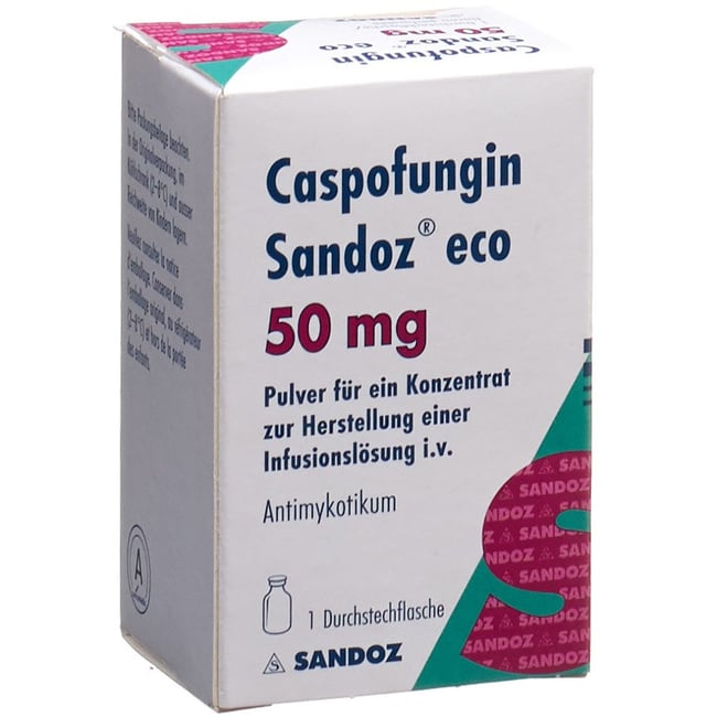 CASPOFUNGINE Sandoz eco subst sèche 50 mg vial