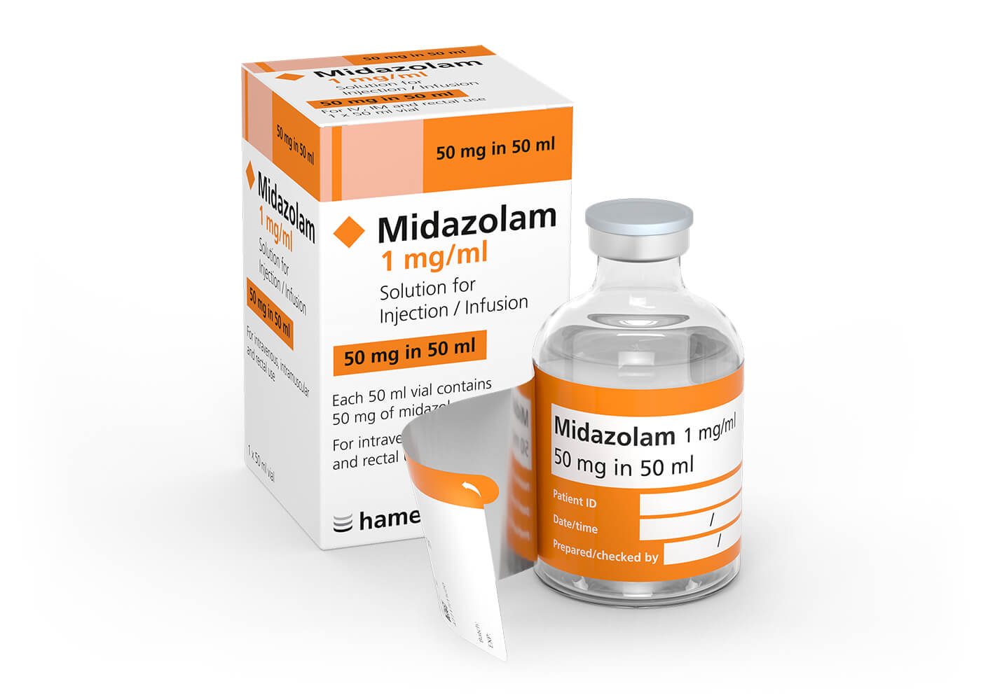 Midazolam Accord 50 mg/10 mL, Injektionslösung