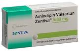 Amlodipin Valsartan Zentiva 5/80 mg, Filmtabletten