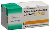 Amlodipin Valsartan Zentiva 5/160 mg, Filmtabletten