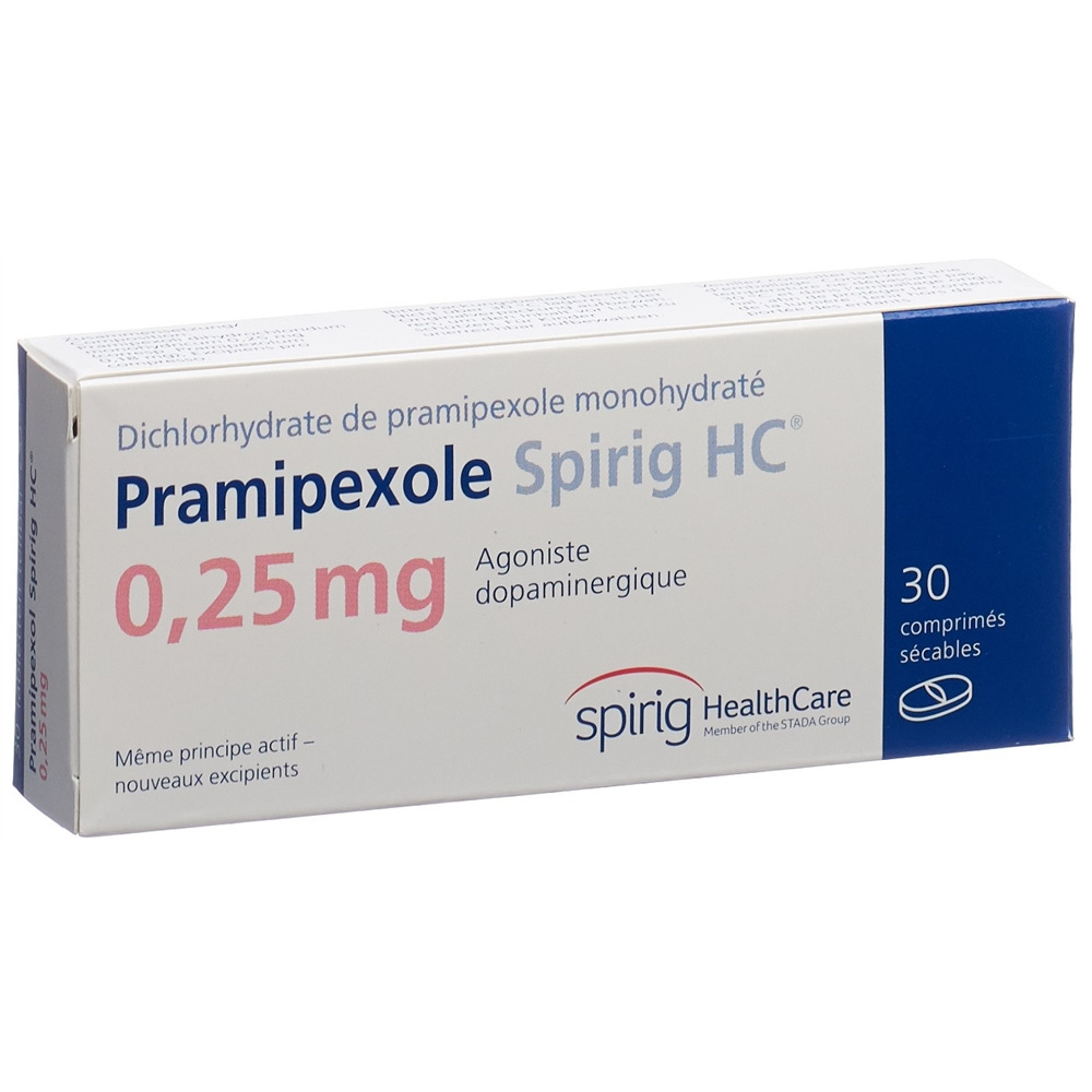 Pramipexol Spirig HC 0.25 mg, Tabletten