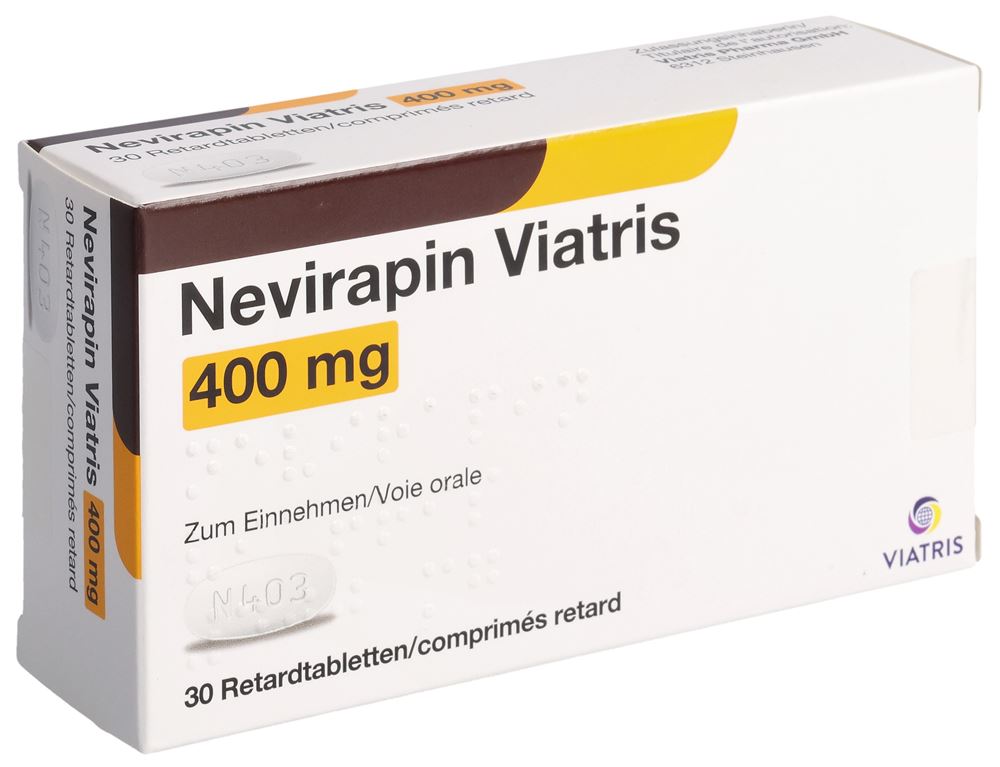 NEVIRAPIN Viatris cpr ret 400 mg 30 pce