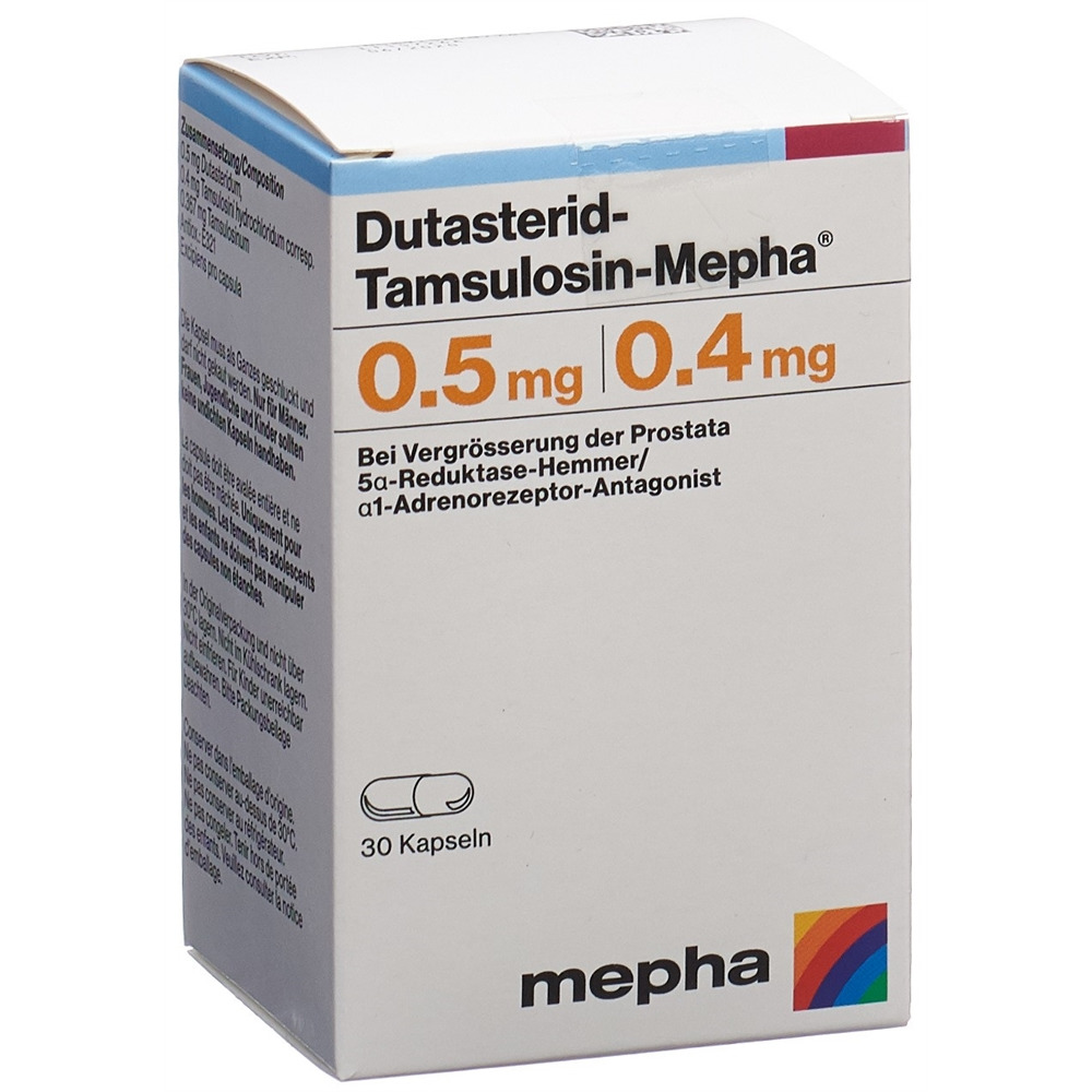 DUTASTERID Tamsulosin Mepha caps 0.5/0.4mg 30 pce