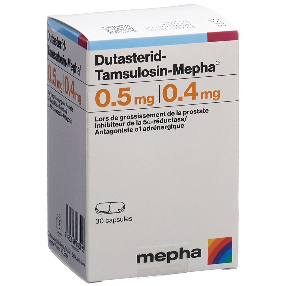 DUTASTERID Tamsulosin Mepha caps 0.5/0.4mg 30 pce