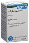 Cisplatin Accord 50 mg/50 ml, Konzentrat zur Herstellung einer Infusionslösung