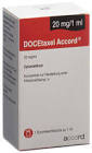 DOCETAXEL Accord conc perf 20 mg/1ml 30x22mm