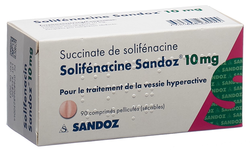 Solifenacin Sandoz 10 mg, Filmtabletten